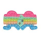 Joc din silicon interactiv antistres cu zaruri, Pop it Now and Flip It, Among Us, Multicolor - vivimall.ro