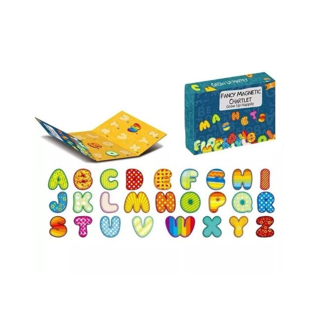 Joc educativ magnetic tip carte, Fancy Magnetic Chartlet, 26 de piese, +3 ani, multicolor - vivimall.ro