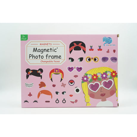 Joc Magnetic Photo Frame, 30 de piese, pentru copii, +3 ani, multicolor - vivimall.ro