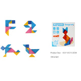 Joc Magnetic Tangram, Vivimall, 7 Piese Magnetice, Forme Geometrice, 3 Ani, EVA, ABS, Magnet, 10.5 x 10.5 x 2.2 cm, Multicolor - vivimall.ro