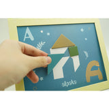 Set educativ tangram magnetic copii | ColorTangram - vivimall.ro
