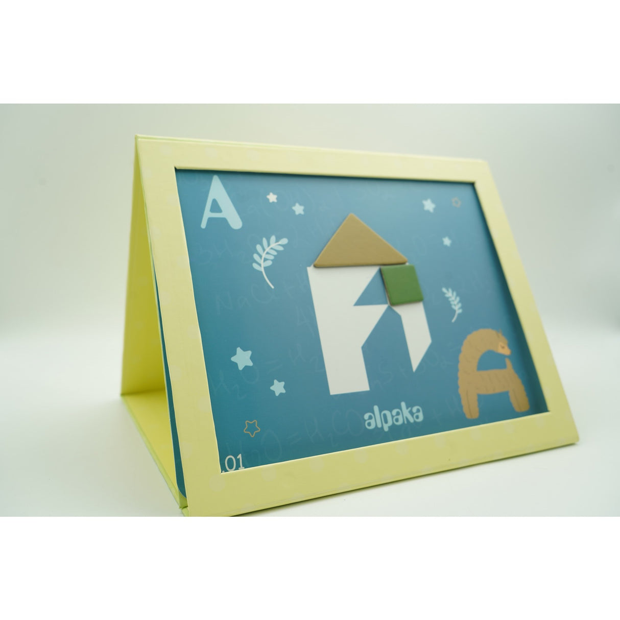 Set educativ tangram magnetic copii | ColorTangram - vivimall.ro