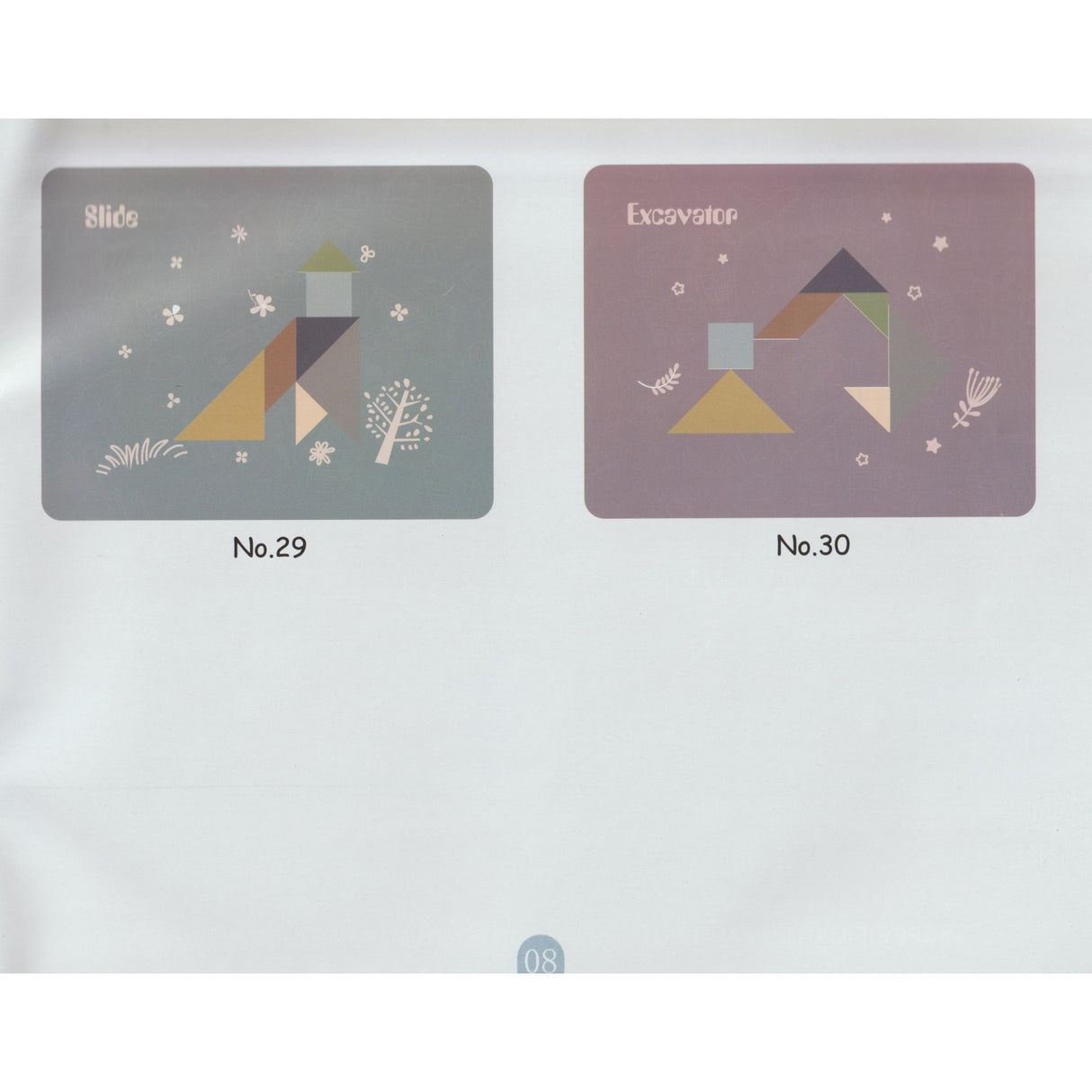 Set educativ tangram magnetic copii | ColorTangram - vivimall.ro