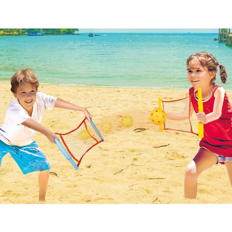Joc Spikeball, Joc In 2, Pentru Plaja, Parcuri, Interior, 2 Plase, 2 Mingi - vivimall.ro