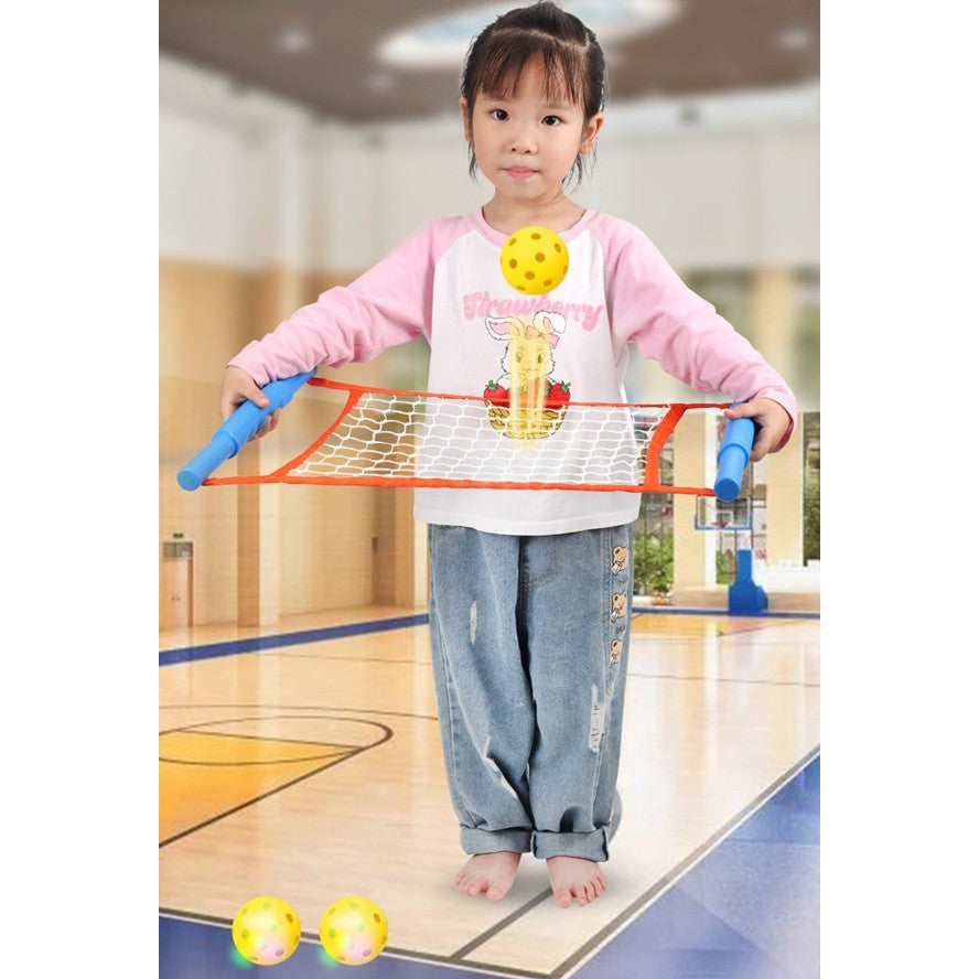 Joc Spikeball, Joc In 2, Pentru Plaja, Parcuri, Interior, 2 Plase, 2 Mingi - vivimall.ro
