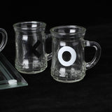 Joc X si O Vivimall, cu Mini Halbe din Sticla, 25 x 25 cm, pentru Petreceri, Decor, Cadouri, Transparent - vivimall.ro