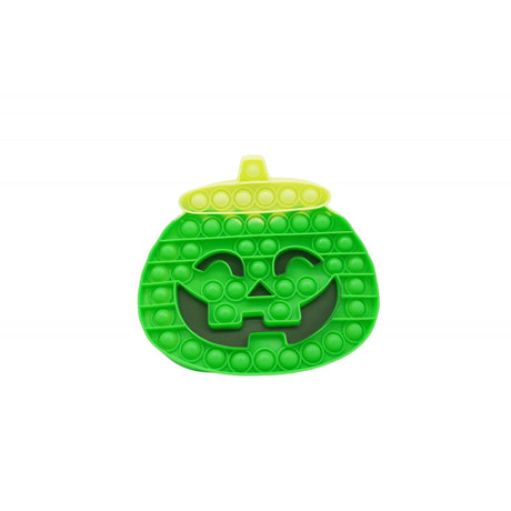 Антистрес силиконова играчка Pop It Now And Flip It, 20 см, Хелоуинска тиква