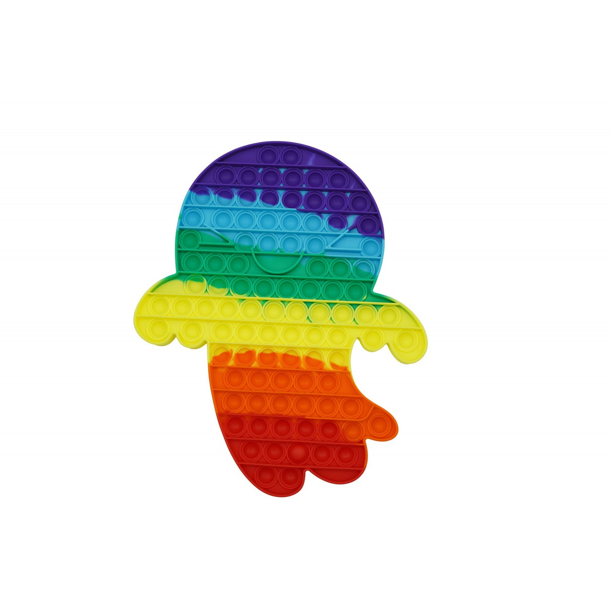 Jucarie antistres din silicon Vivimall, Pop it Now and Flip It , 30x24 cm, Fantoma ,Multicolor - vivimall.ro