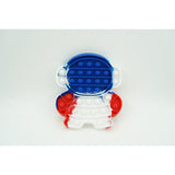 Jucarie antistres din silicon Vivimall, Pop it Now and Flip It ,Astronaut ,Multicolor - vivimall.ro