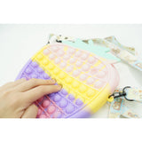 Силиконова антистрес играчка Pop It Now and Flip It, ягода