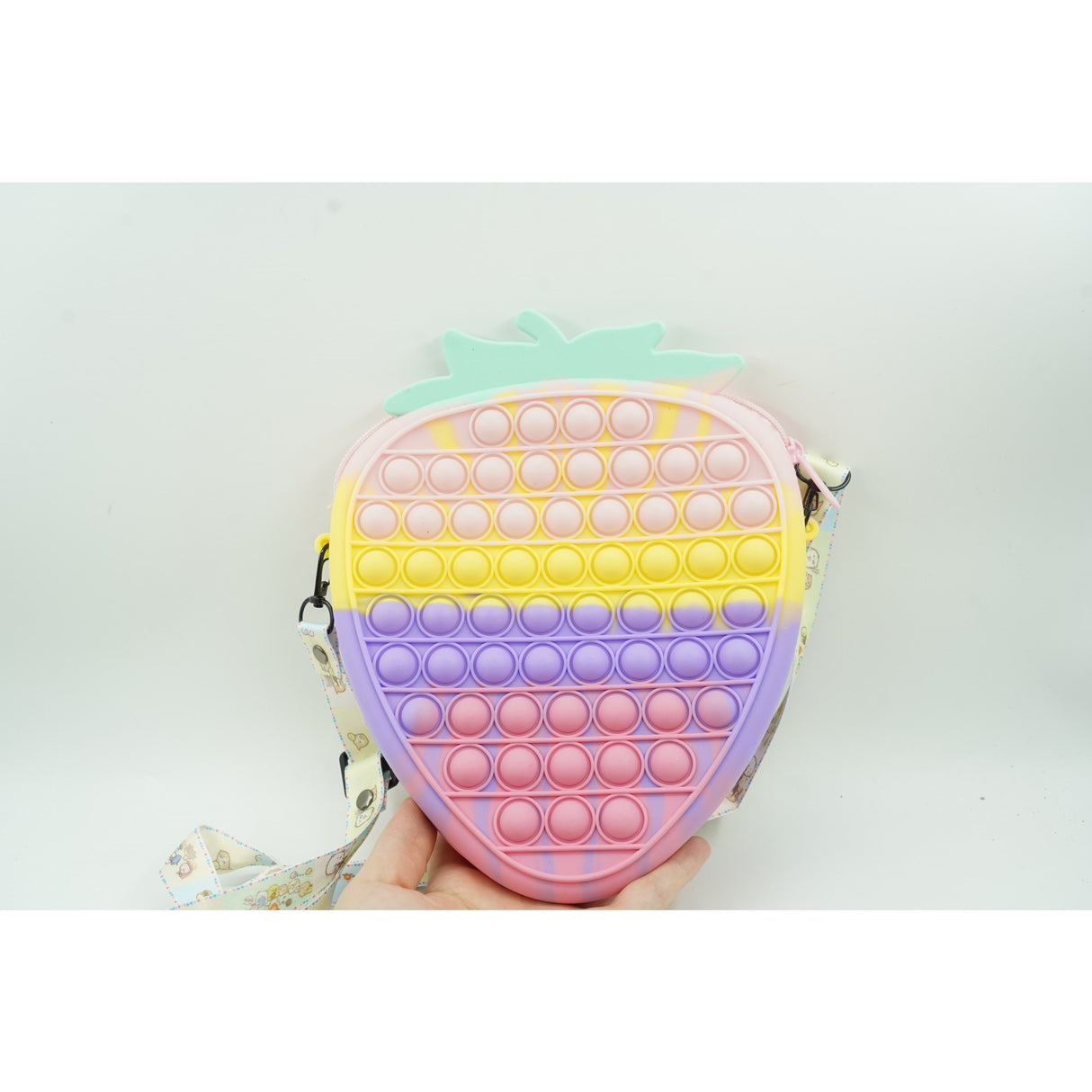 Силиконова антистрес играчка Pop It Now and Flip It, ягода