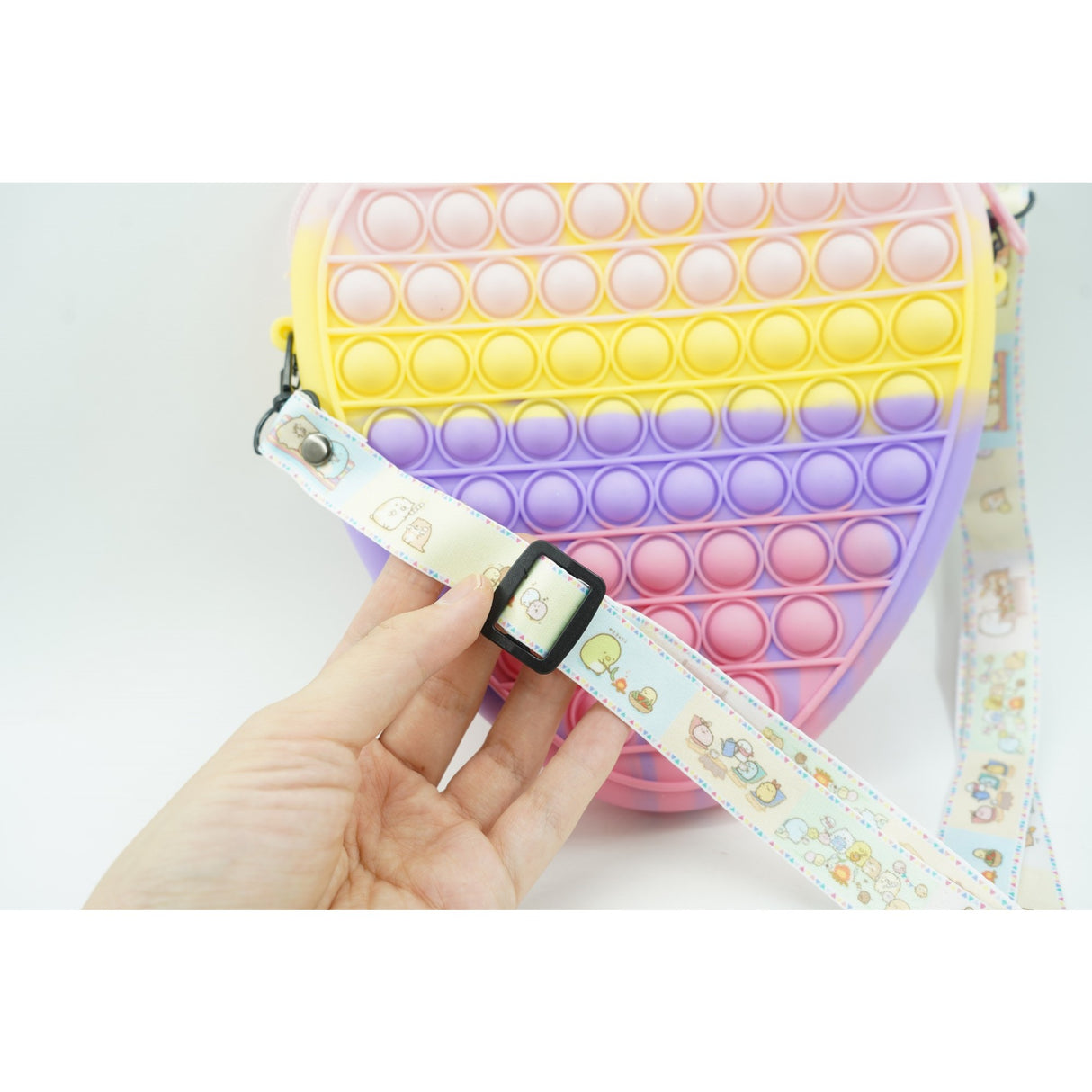Силиконова антистрес играчка Pop It Now and Flip It, ягода