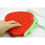 Силиконова антистрес играчка Pop It Now and Flip It, ягода