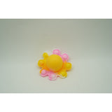 Jucarie antistres din silicon, Vivimall®, Pop It Now and Flip It, Caracatita reversibila, Multicolor, V3 - vivimall.ro