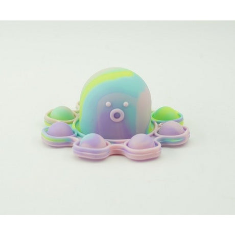 Jucarie Antistres Din Silicon,, Pop It Now And Flip It, Caracatita Reversibila, /Verde