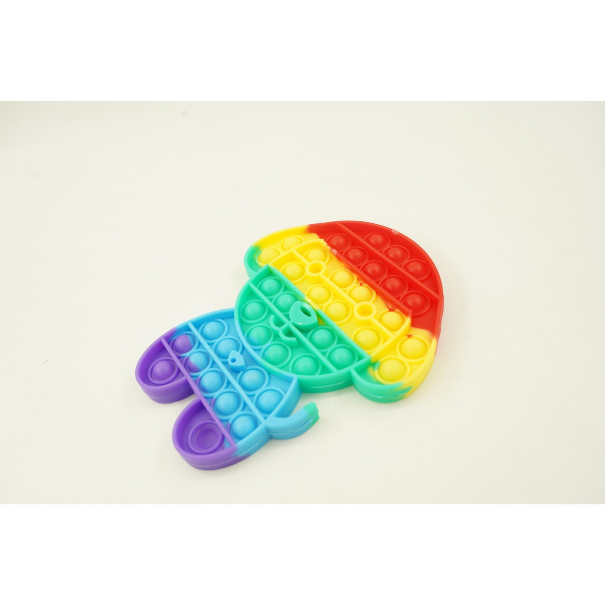 Jucarie antistres din silicon, Vivimall, Pop It Now and Flip It, Catel, Multicolor - vivimall.ro