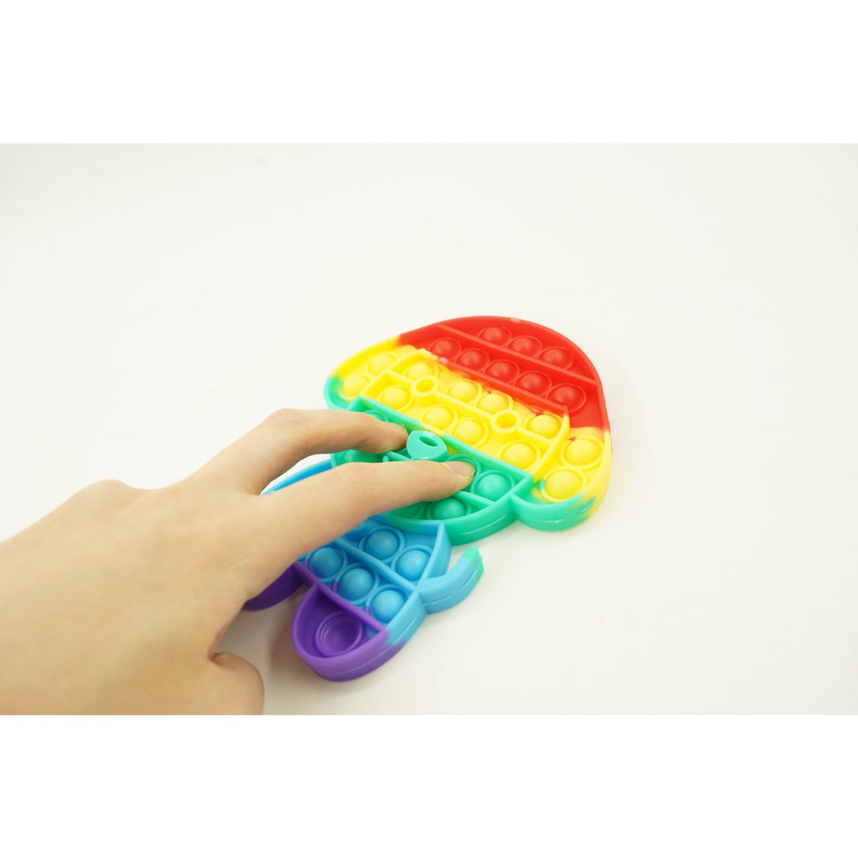 Jucarie antistres din silicon, Vivimall, Pop It Now and Flip It, Catel, Multicolor - vivimall.ro