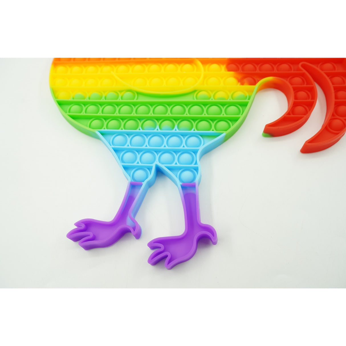 Jucarie antistres din silicon, Vivimall, Pop It Now and Flip It, Cocos, Multicolor - vivimall.ro