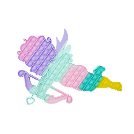 Jucarie antistres din silicon, Vivimall, Pop It Now and Flip It, Cupidon, Multicolor, V1 - vivimall.ro