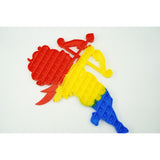 Jucarie antistres din silicon, Vivimall, Pop It Now and Flip It, Cupidon, Multicolor, V2 - vivimall.ro