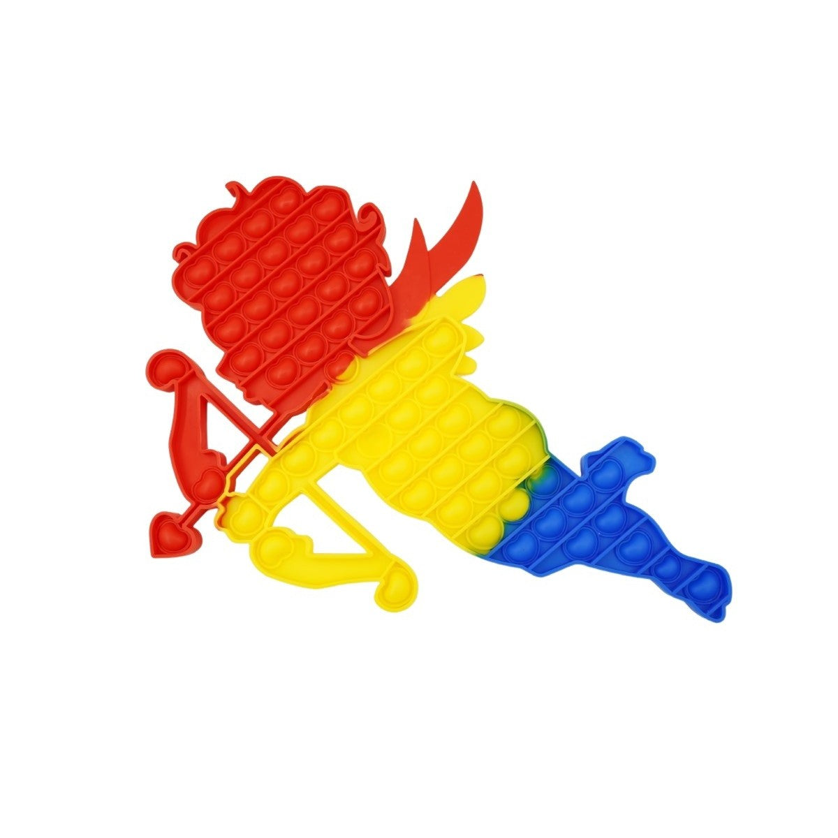 Jucarie antistres din silicon, Vivimall, Pop It Now and Flip It, Cupidon, Multicolor, V2 - vivimall.ro