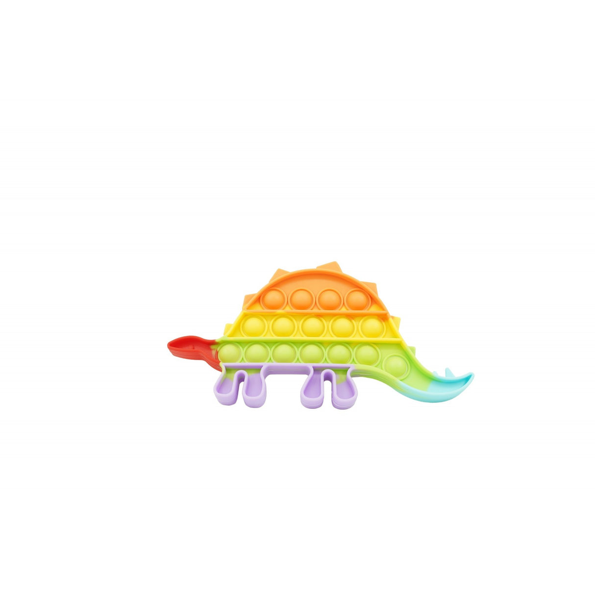 Jucarie antistres din silicon, Vivimall, Pop It Now and Flip It, Dinozaur mic, Multicolor V4 - vivimall.ro