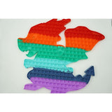 Jucarie antistres din silicon Vivimall, Pop it Now and Flip It ,Dragon ,Multicolor - vivimall.ro