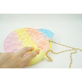 Jucarie antistres din silicon, Flippy, Pop It Now and Flip It, Geanta de umar, Mica printesa, 16 cm, Macarons - vivimall.ro