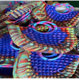 Jucarie Antistres din silicon Flippy, Pop It Now And Flip It, Geanta mare, 28 cm, Multicolor, V5 - vivimall.ro