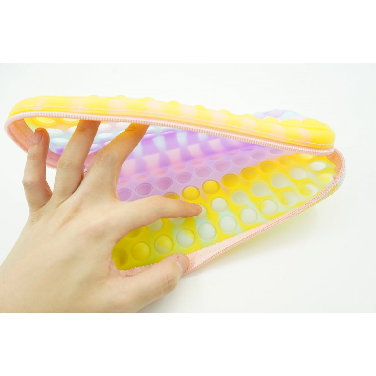 Jucarie antistres din silicon, Vivimall, Pop It Now and Flip It, Gentuta depozitare, Multicolor - vivimall.ro