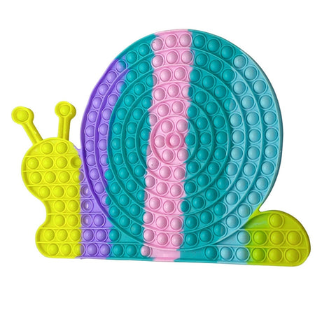Силиконова антистрес играчка, „Охлювче“, 15 см, макарони