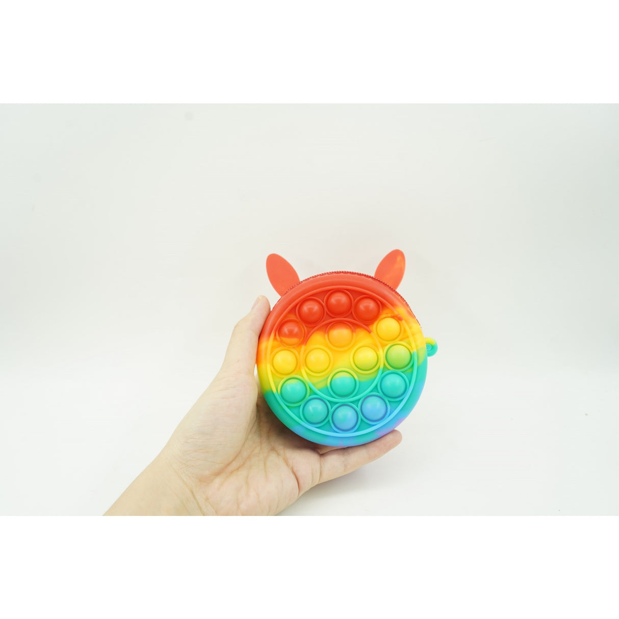 Pop It Мини торбичка за зайче 6 см дъга | BunnyPop 1