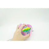 Jucarie antistres din silicon Flippy, Pop it Now and Flip It ,Mini Geanta, Mickey Mouse, 6 cm, Macarons - vivimall.ro