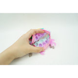 Jucarie antistres din silicon Flippy, Pop it Now and Flip It ,Mini Geanta, Ren, 6 cm, Macarons - vivimall.ro