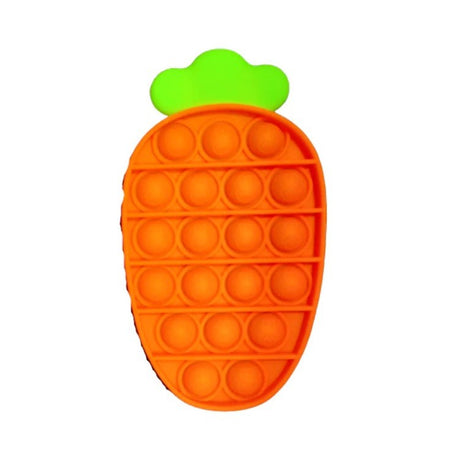 Силиконова антистрес играчка Pop It Now and Flip It, морков