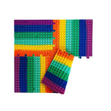 Силиконова антистрес играчка Pop It Now And Flip It, квадратен пъзел, 30 см