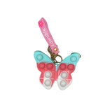 Jucarie antistres din silicon, Flippy, Pop It Now and Flip It, Portofel fluturas, Bleu/Alb - vivimall.ro