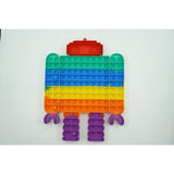 Силиконова антистрес играчка Pop It Now And Flip It, робот