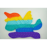 Jucarie antistres din silicon Vivimall, Pop it Now and Flip It ,Unicorn cu aripi ,Multicolor - vivimall.ro