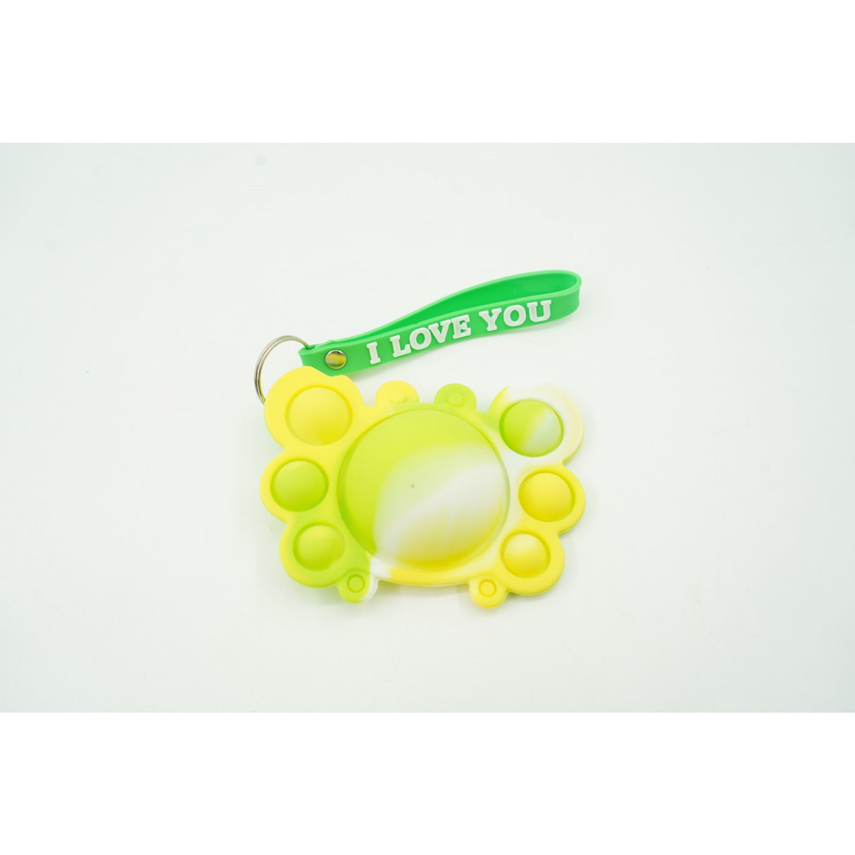 Силиконова играчка за облекчаване на стреса, тип ключодържател Pop It Now, Рак, V3