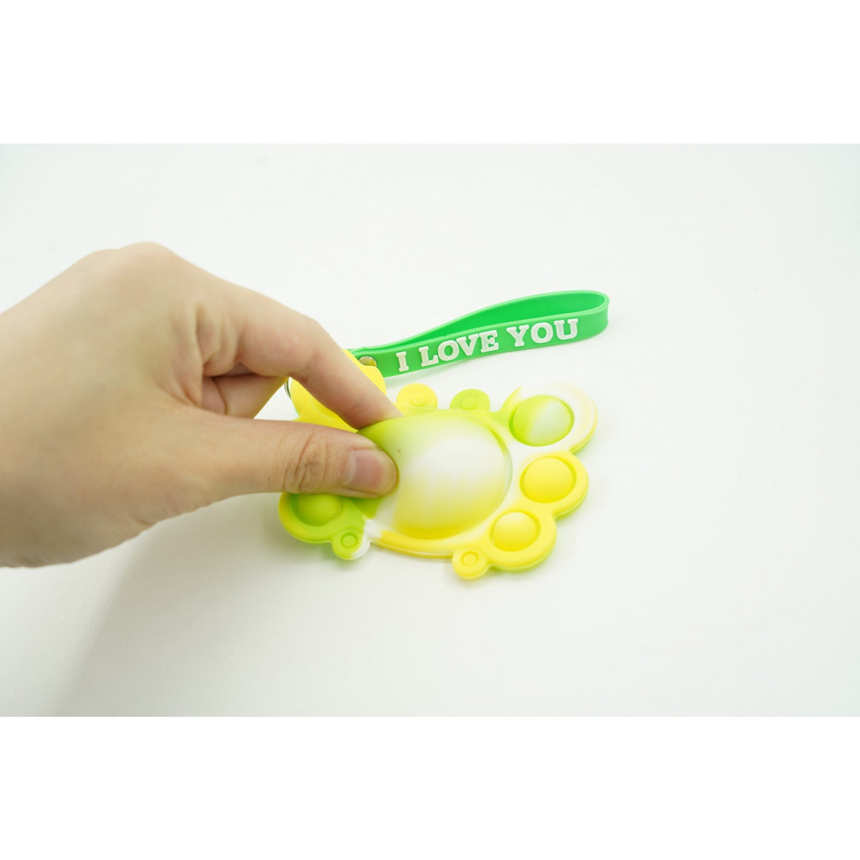 Силиконова играчка за облекчаване на стреса, тип ключодържател Pop It Now, Рак, V3