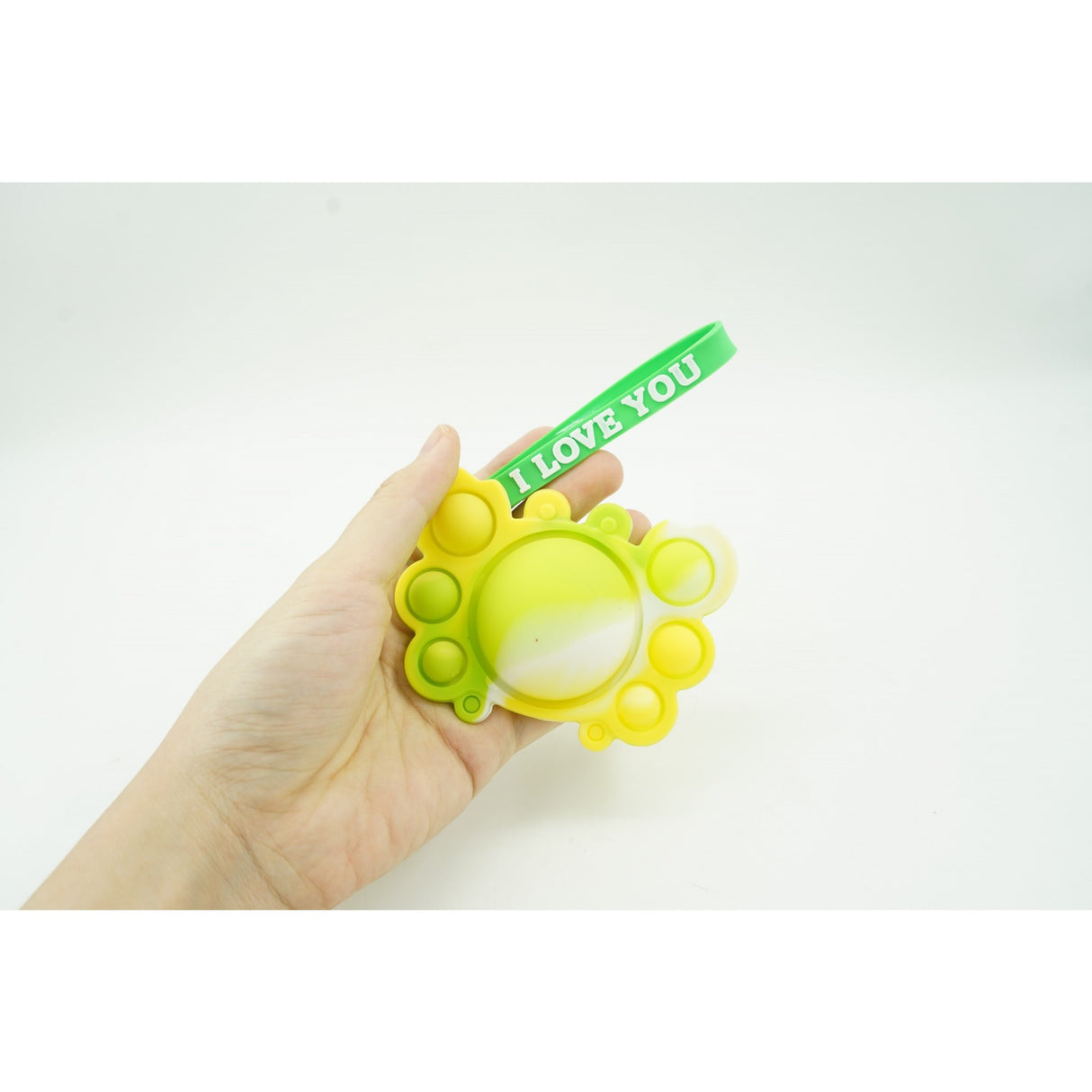 Jucarie antistres din silicon, Vivimall®, Pop It Now tip breloc, Crab, Multicolor, V3 - vivimall.ro