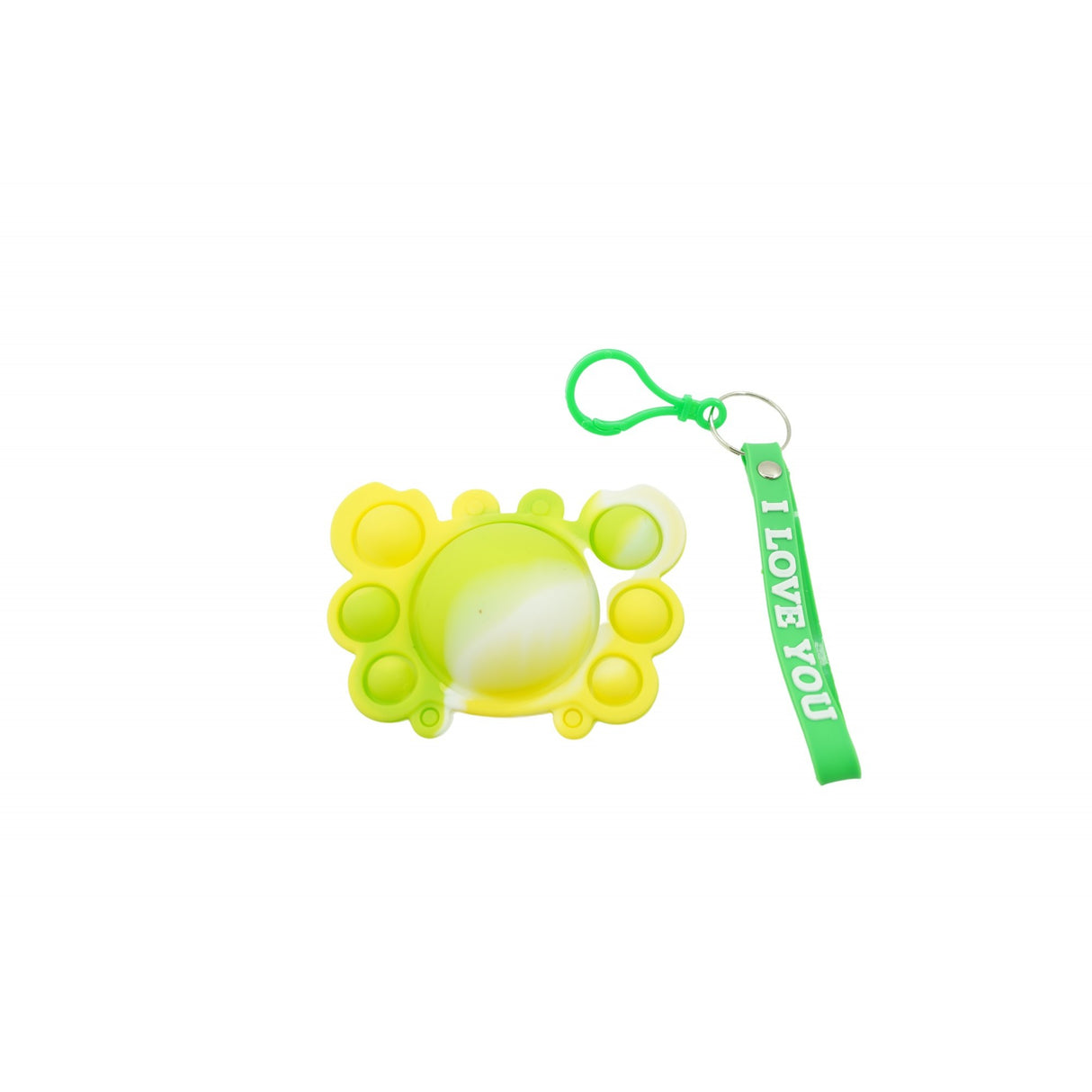 Силиконова играчка за облекчаване на стреса, тип ключодържател Pop It Now, Рак, V3