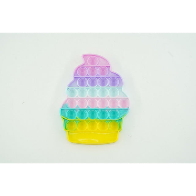 Jucarie antistres din silicon, Pop it Now and Flip It, Briosa, Multicolor, Model 3 - vivimall.ro