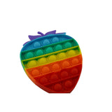 Силиконова антистрес играчка Pop It Now and Flip It, ягода