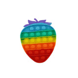 Силиконова антистрес играчка Pop It Now and Flip It, ягода