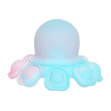 Jucarie Antistres, Vivimall, Tip Pop It, Caracatita Reversibila, din Silicon, 20 x 10 cm, Multicolor/Lila - vivimall.ro