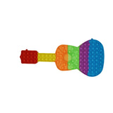 Jucarie antistres din silicon, Pop It Now and Flip It, Chitara, Macarons - vivimall.ro