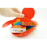 Jucarie antistres din silicon, Pop it Now and Flip It, Flippy, Geanta, Model 1, Multicolor - vivimall.ro