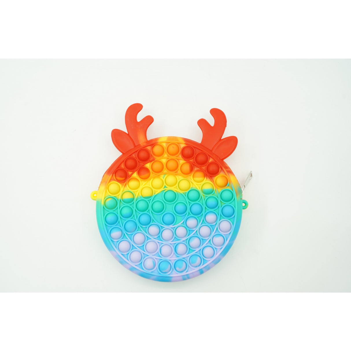 Jucarie antistres din silicon, Pop it Now and Flip It, Flippy, Geanta, Model 2, Multicolor - vivimall.ro